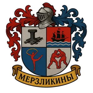 Герб семьи Мерзликины