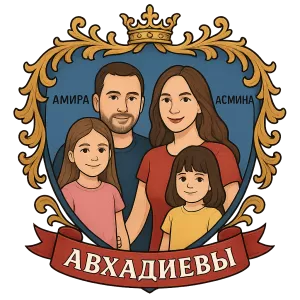 Герб семьи Авхадиевы