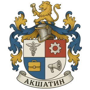 Герб семьи Акшатин