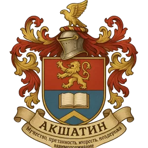 Герб семьи Акшатин