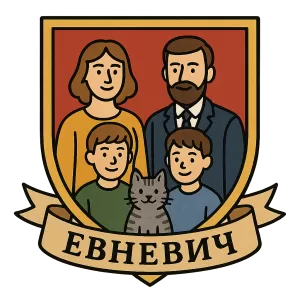 Герб семьи Евневич
