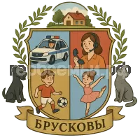 Герб семьи Брусковы
