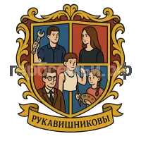 Герб семьи Рукавишниковы