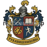 Герб семьи Рукавишниковы