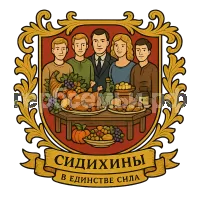 Герб семьи Сидихины