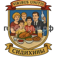 Герб семьи Сидихины