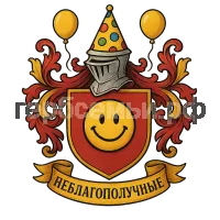 Герб семьи Неблагополучные