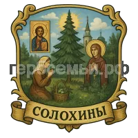 Герб семьи Солохины