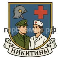 Герб семьи Никитины