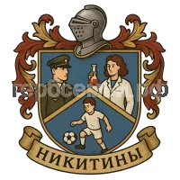 Герб семьи Никитины