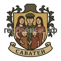 Герб семьи Саватей