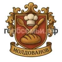 Герб семьи Молдованов