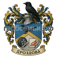 Герб семьи Дроздова
