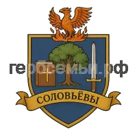 Герб семьи Соловьёвы