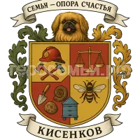 Герб семьи Кисенков