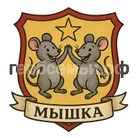 Герб семьи Мышка