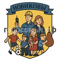 Герб семьи Новиковы
