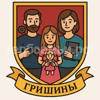 Герб семьи Гришины