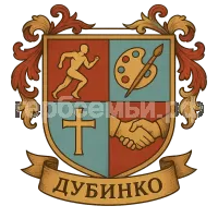 Герб семьи дубинко