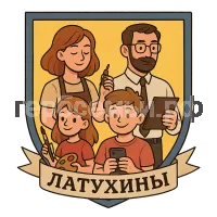 Герб семьи Латухины