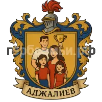Герб семьи Аджалиев