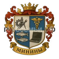 Герб семьи Минины