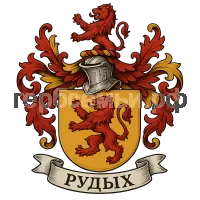 Герб семьи Рудых