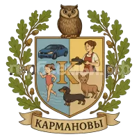 Герб семьи Кармановы