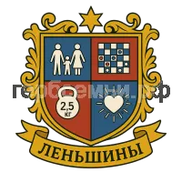 Герб семьи Леньшины