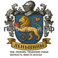 Герб семьи Леньшины