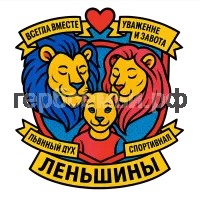 Герб семьи Леньшины