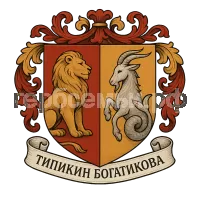 Герб семьи Типикин Богатикова