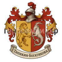 Герб семьи Типикин Богатикова