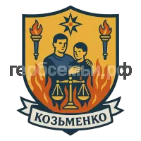 Герб семьи Козьменко