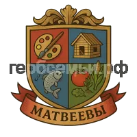 Герб семьи Матвеевы