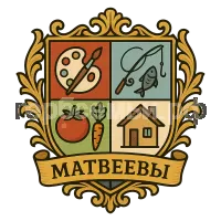 Герб семьи Матвеевы