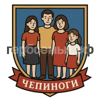 Герб семьи Чепиноги