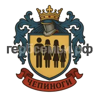 Герб семьи Чепиноги