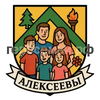 Герб семьи алексеевы