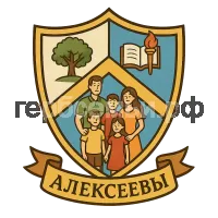 Герб семьи алексеевы