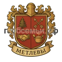 Герб семьи Метлевы