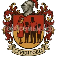 Герб семьи Сердитовы