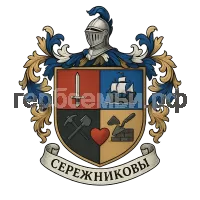 Герб семьи Сережниковы