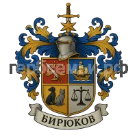Герб семьи Бирюков
