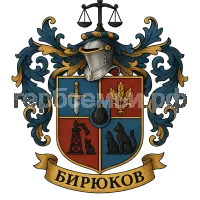 Герб семьи Бирюков