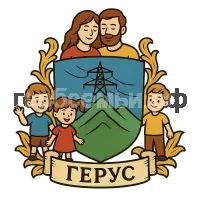 Герб семьи Герус