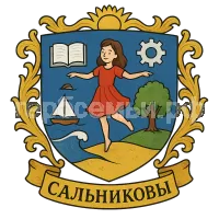 Герб семьи Сальниковы