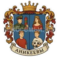 Герб семьи Аникеевы