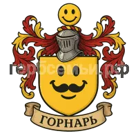Герб семьи Горнарь