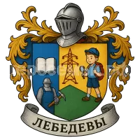 Герб семьи Лебедевы